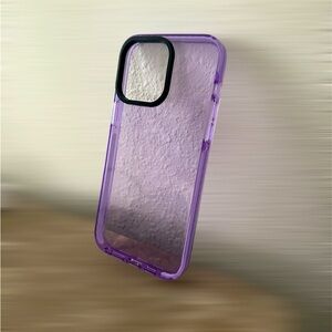 Durable Clear Purple IPhone 14 Pro Max Phone Case